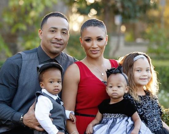  Terrell Fletcher and Kavalya Fletcher with their twin kids Kory, Kingston Fletcher, and daughter Kya (right).